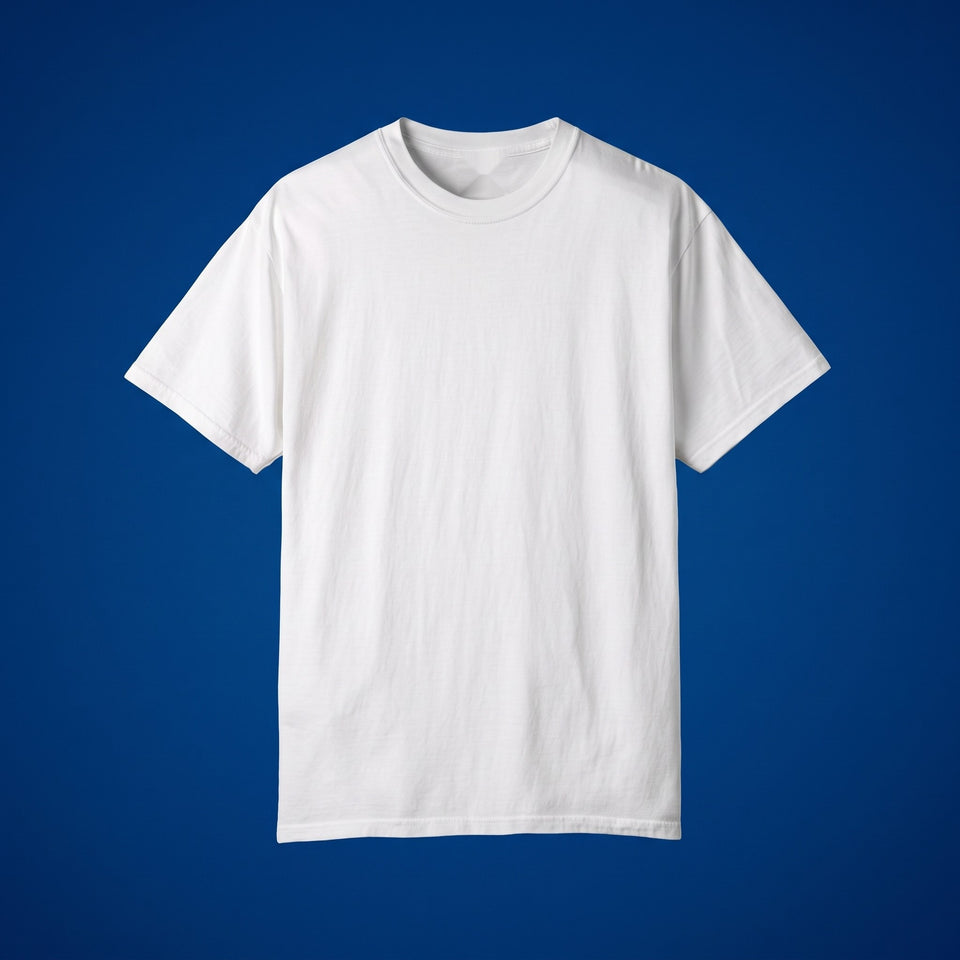 White | Front | WEEKEND HEIR Pool at Six Tee in White, studio, plain front